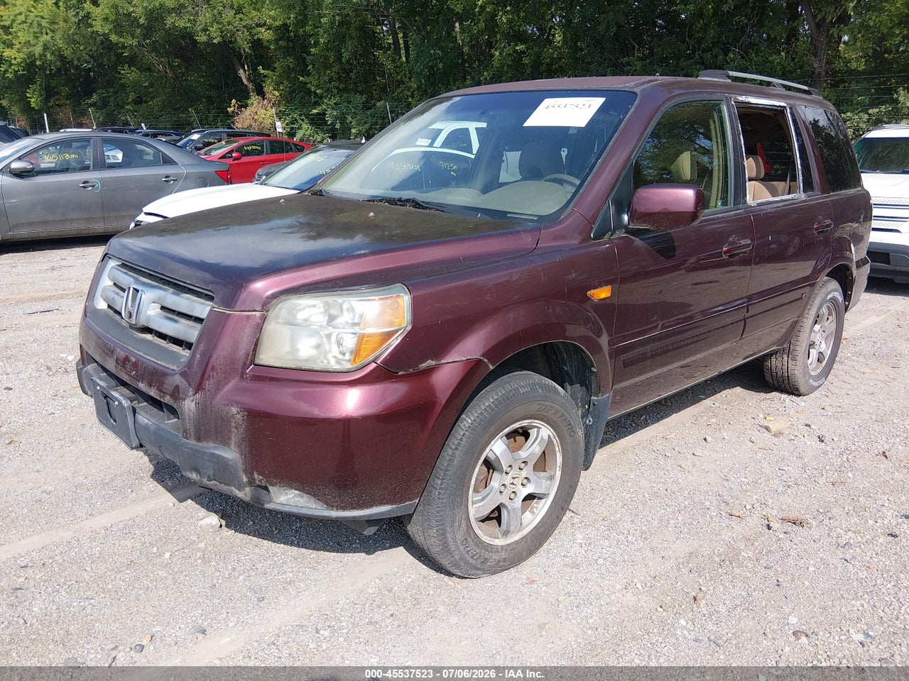 2007 HONDA PILOT EX thumbnail 3