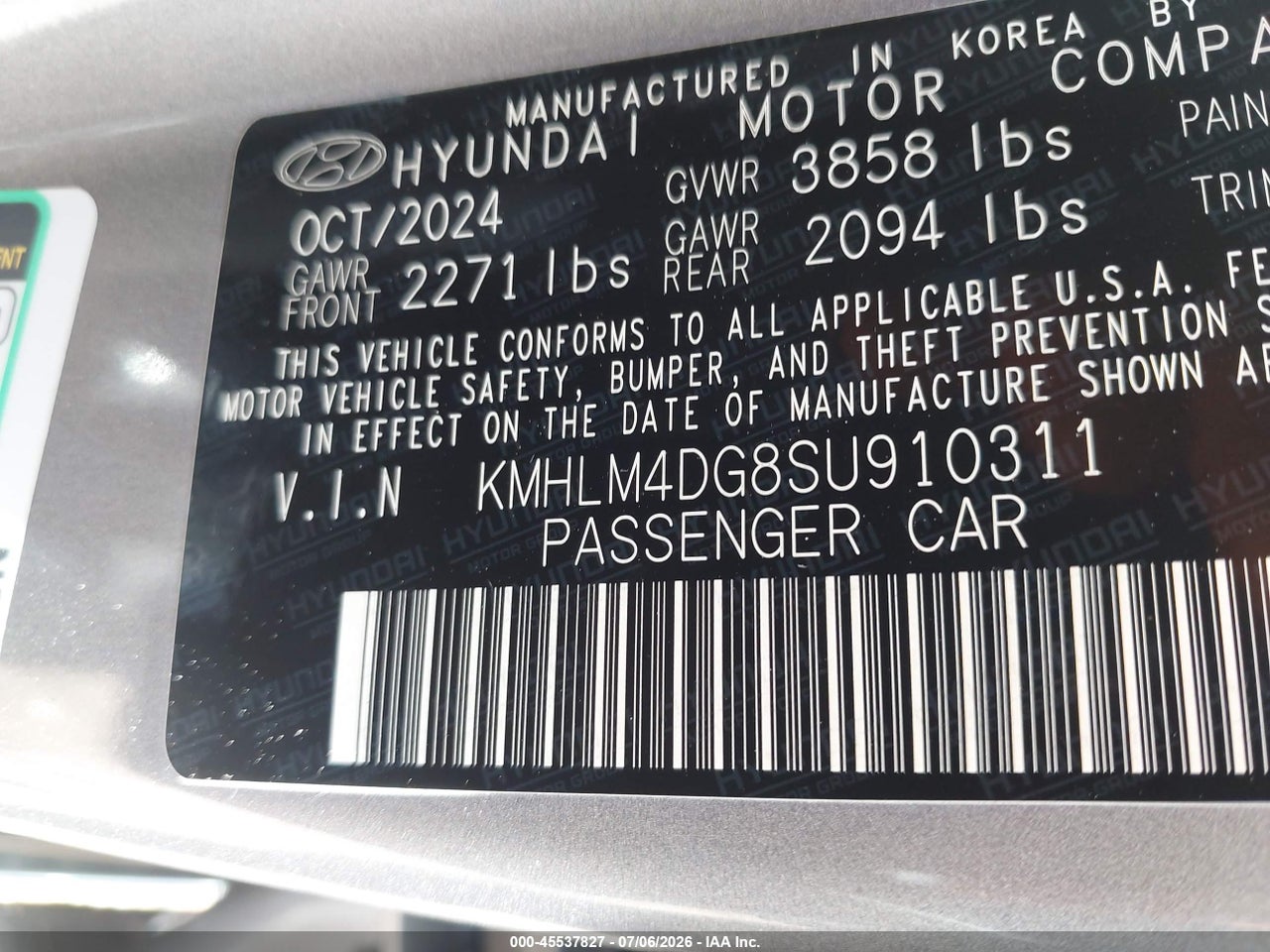 2025 HYUNDAI ELANTRA SEL SPORT thumbnail 10