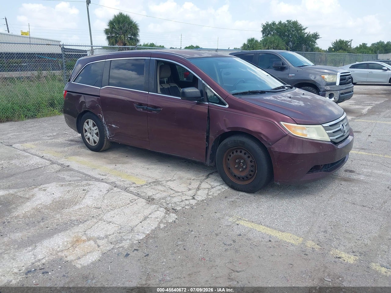 2012 HONDA ODYSSEY LX thumbnail 2