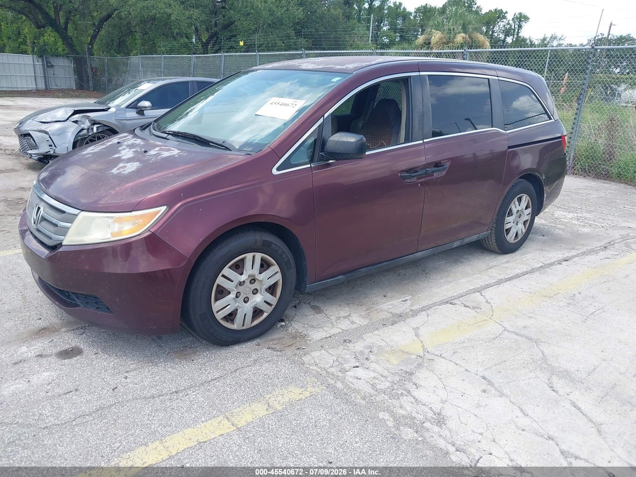 2012 HONDA ODYSSEY LX thumbnail 3
