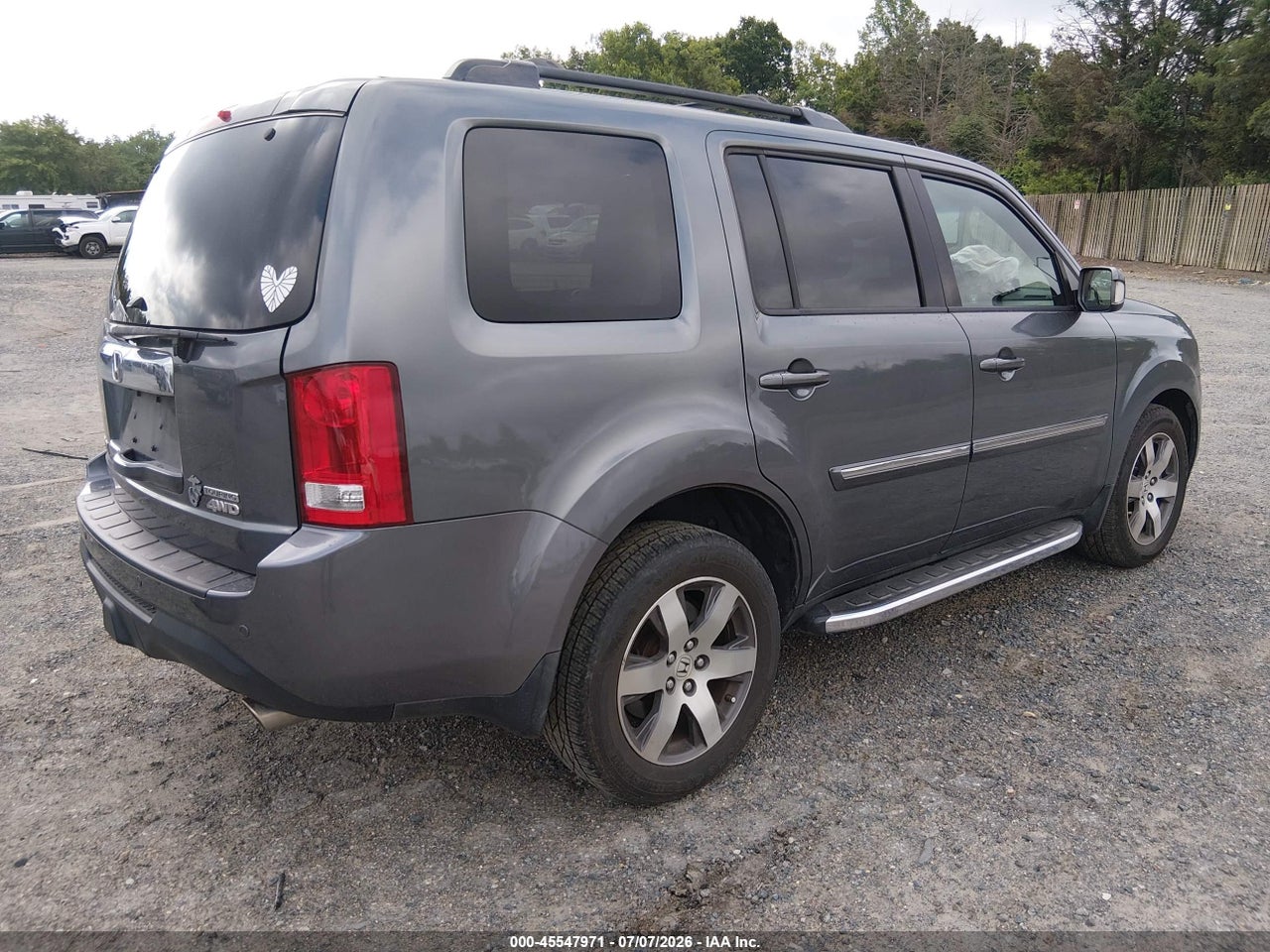 2012 HONDA PILOT TOURING thumbnail 5