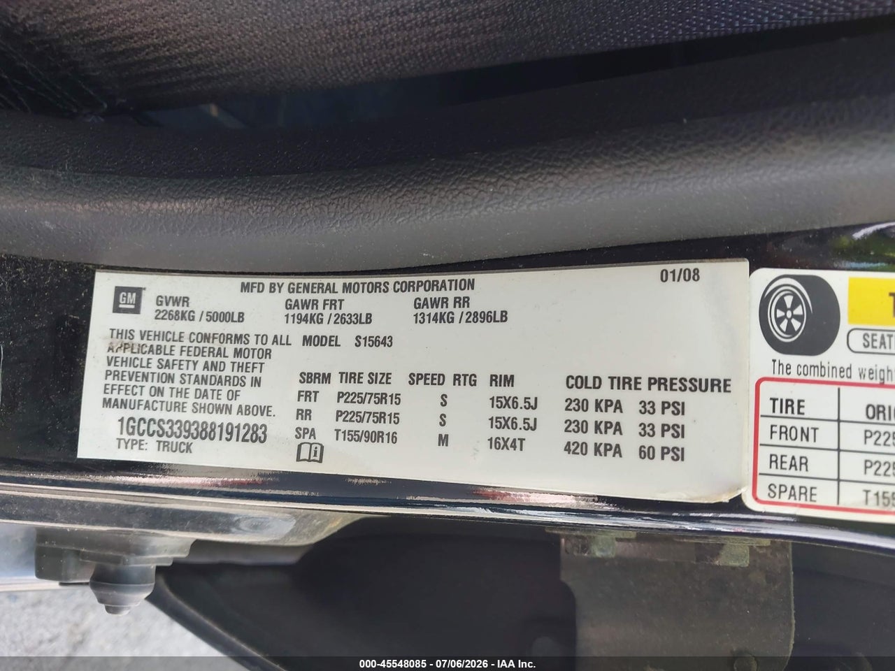 2008 CHEVROLET COLORADO LT thumbnail 10