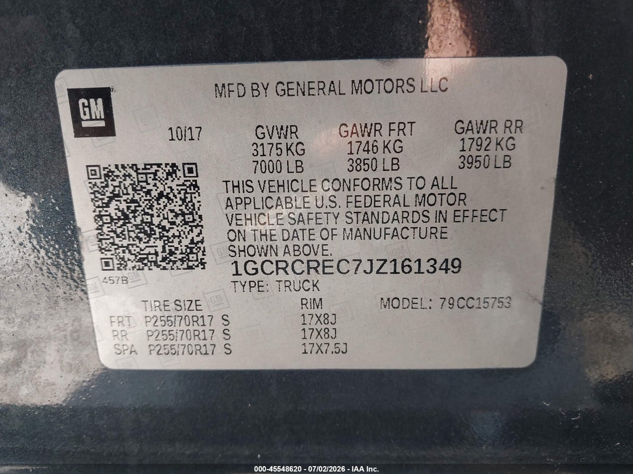 2018 CHEVROLET SILVERADO 1500 1LT thumbnail 10