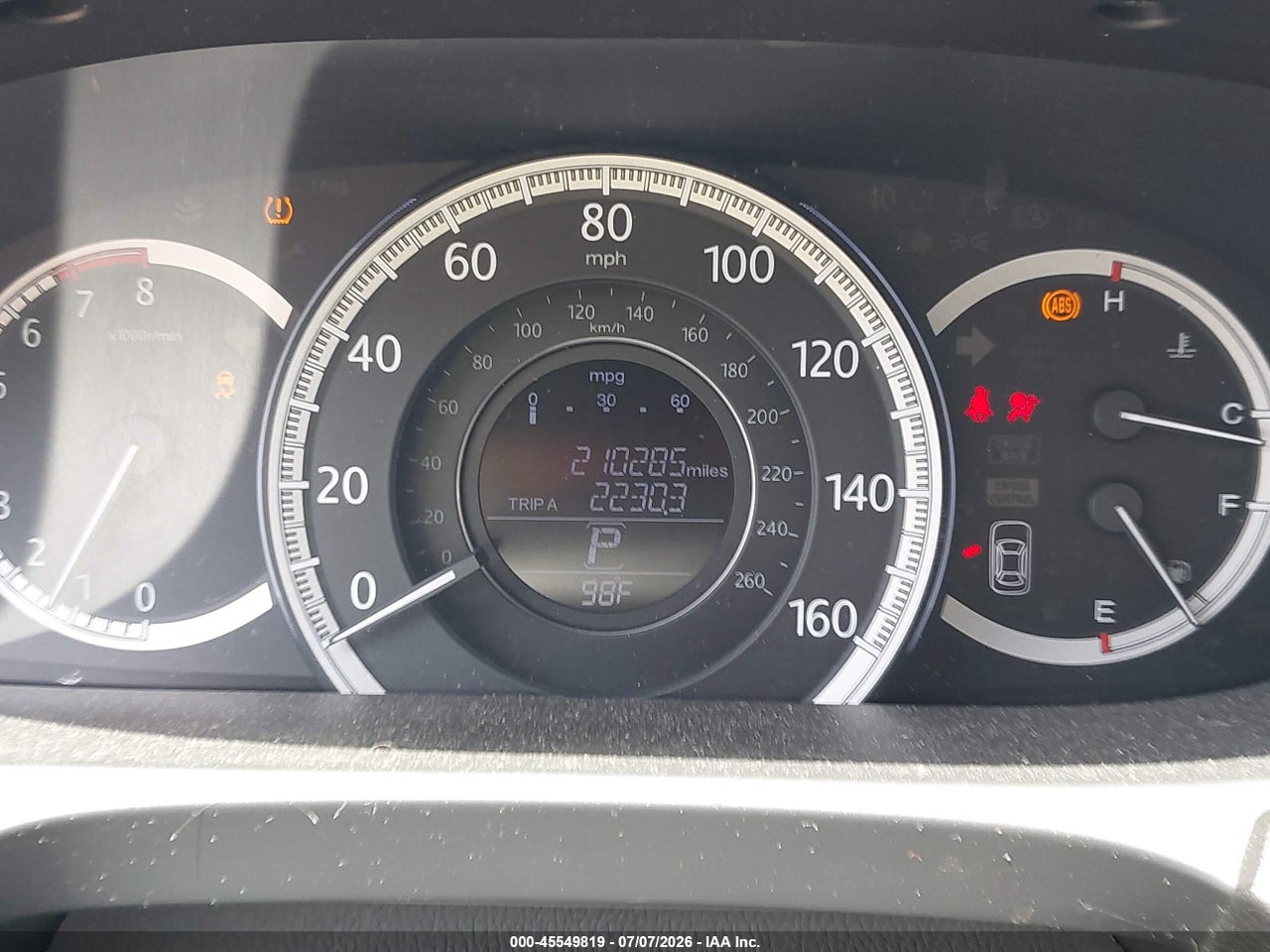 2013 HONDA ACCORD LX thumbnail 8