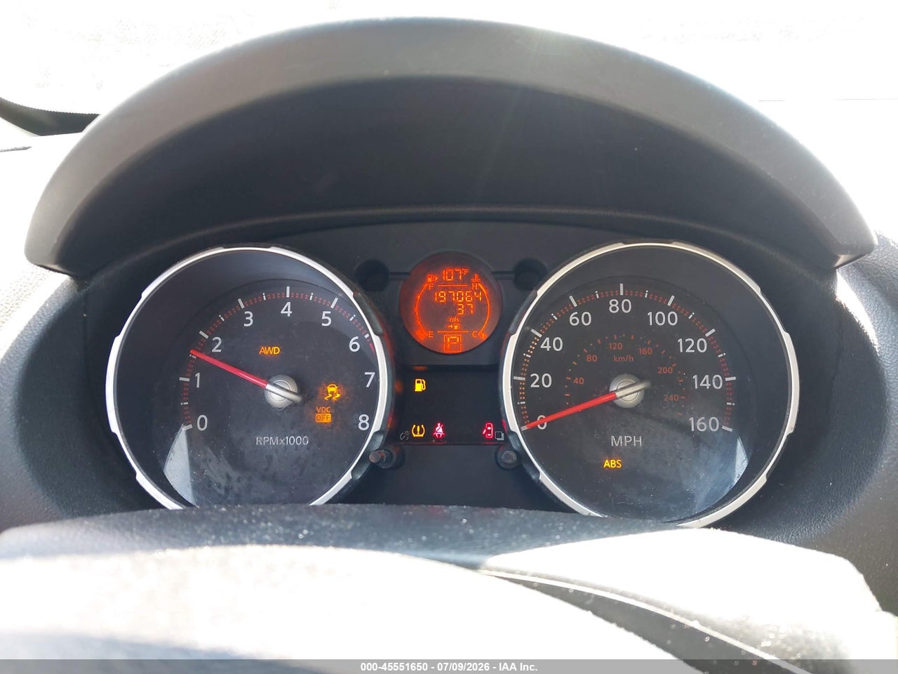 2009 NISSAN ROGUE SL thumbnail 8