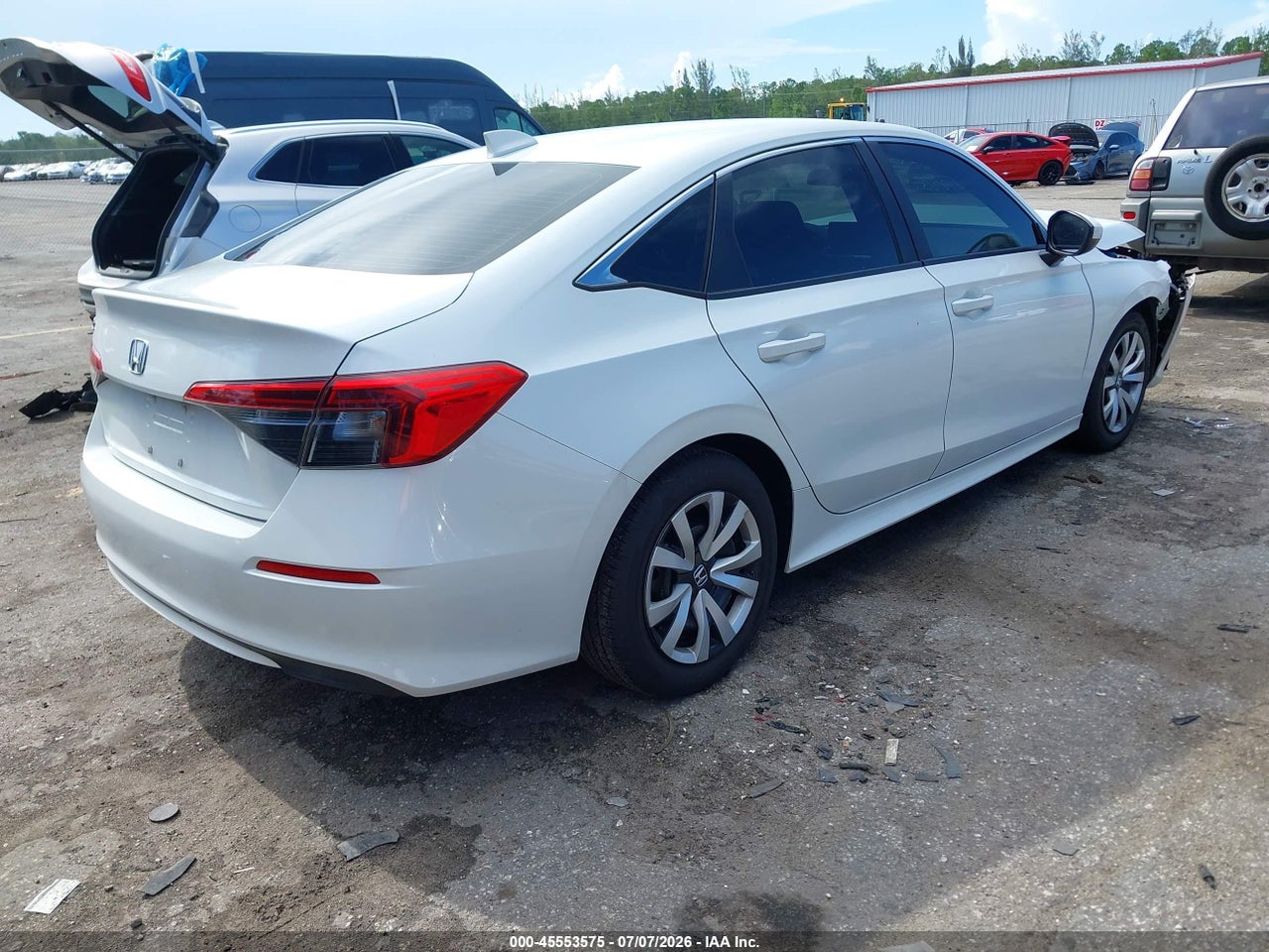 2022 HONDA CIVIC LX · 4/12