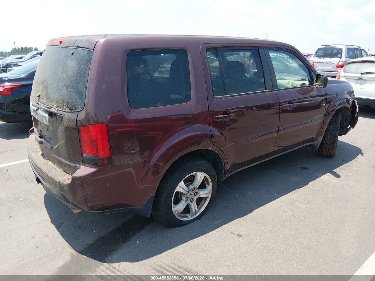2012 HONDA PILOT EX thumbnail 5