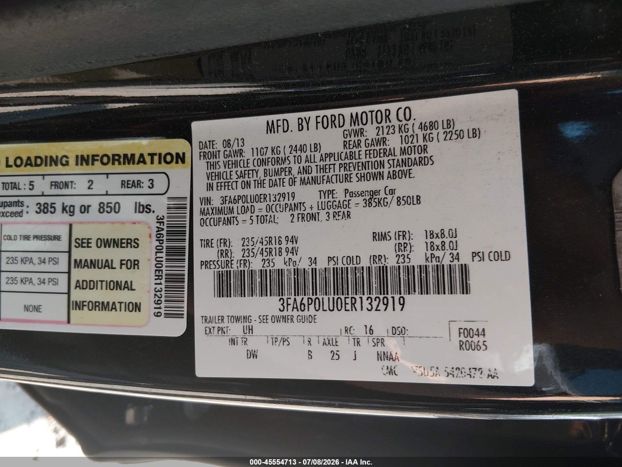 2014 FORD FUSION HYBRID SE thumbnail 10