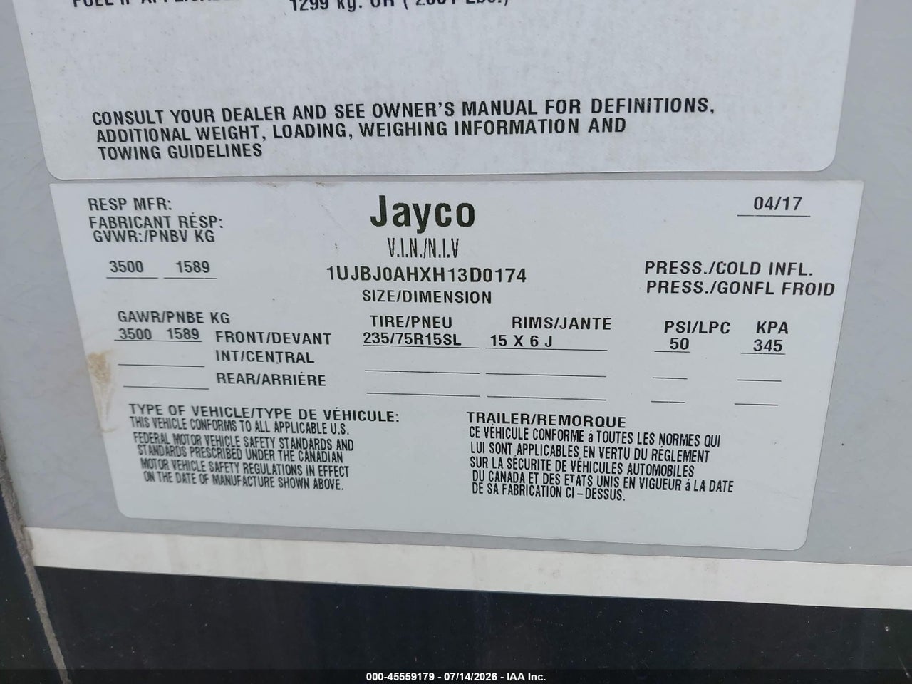 2017 JAYCO CAMPER   thumbnail 10