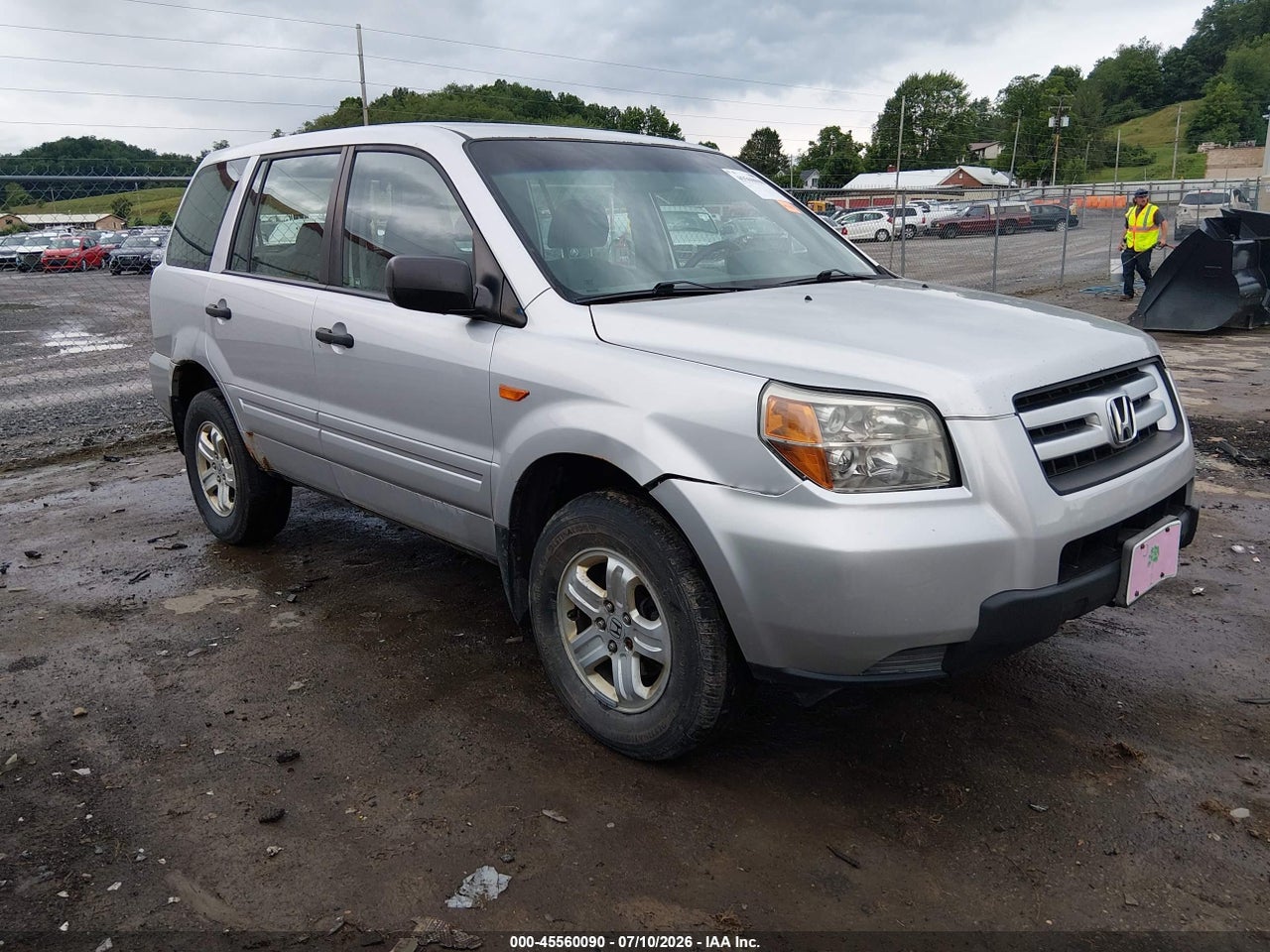 2007 HONDA PILOT LX thumbnail 2