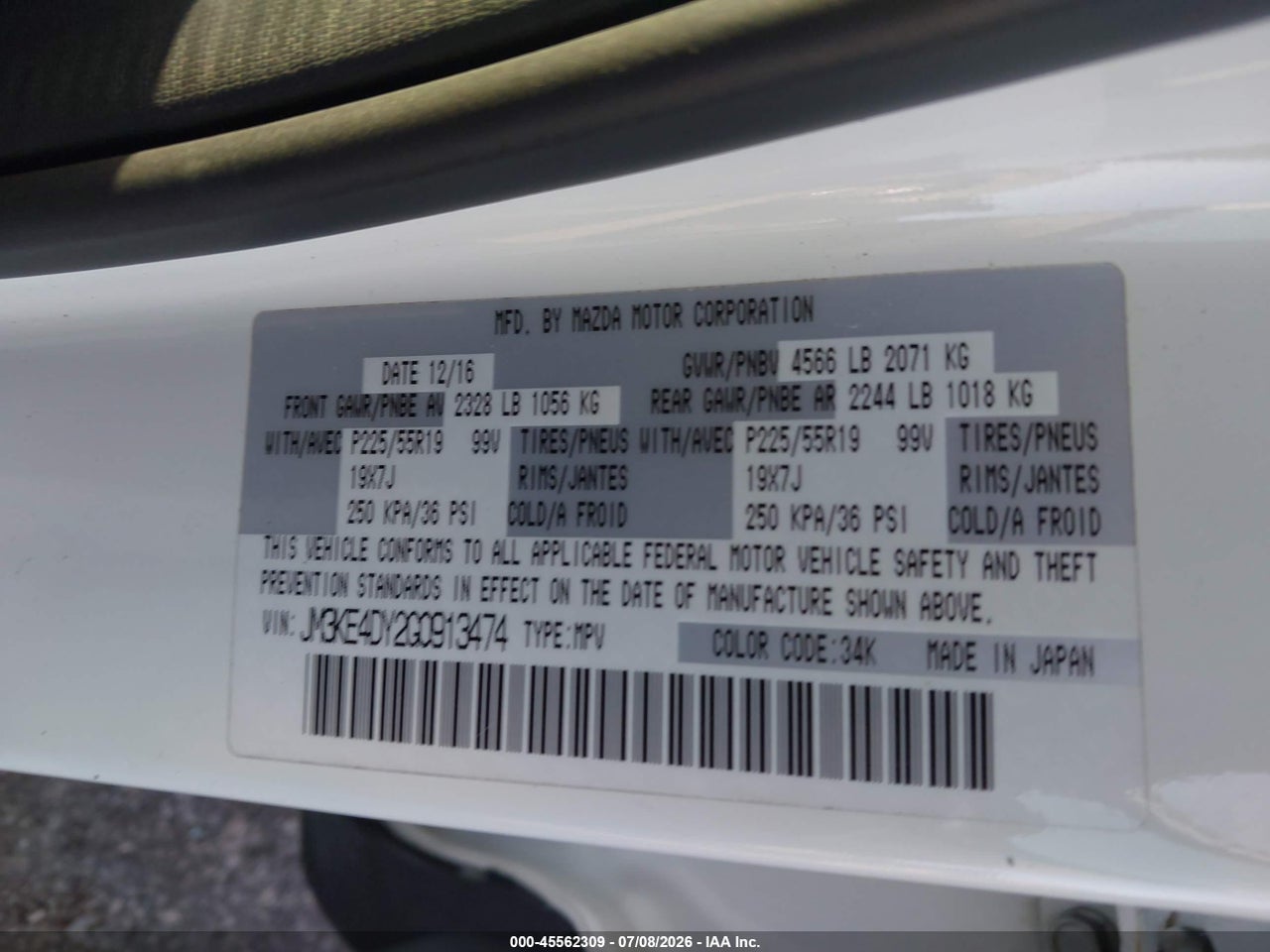 2016 MAZDA CX-5 GRAND TOURING thumbnail 10