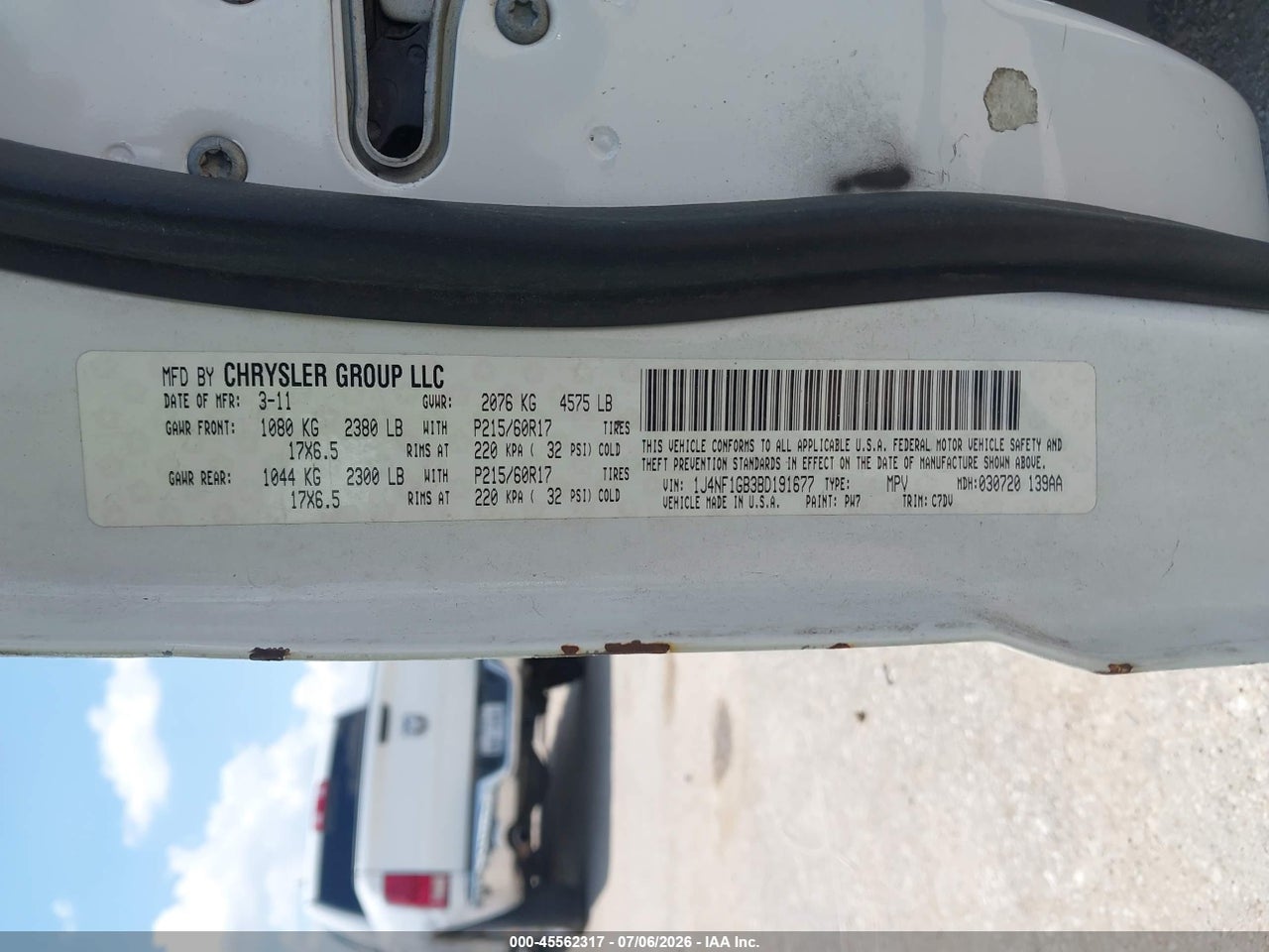 2011 JEEP PATRIOT SPORT thumbnail 10