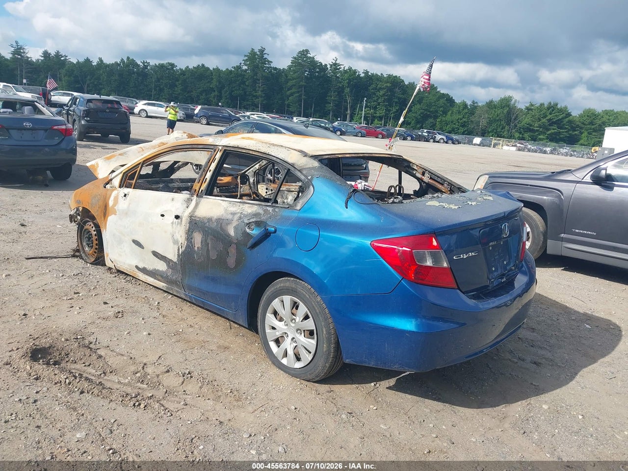 2012 HONDA CIVIC LX thumbnail 4