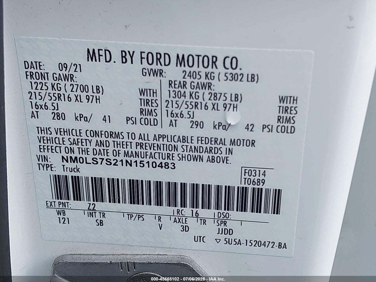 2022 FORD TRANSIT CONNECT XL thumbnail 10