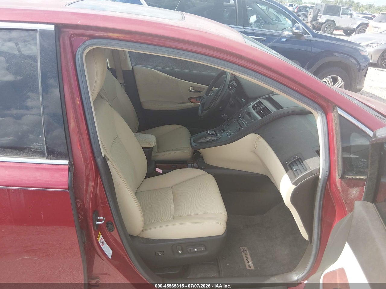 2010 LEXUS HS 250H PREMIUM · 5/12