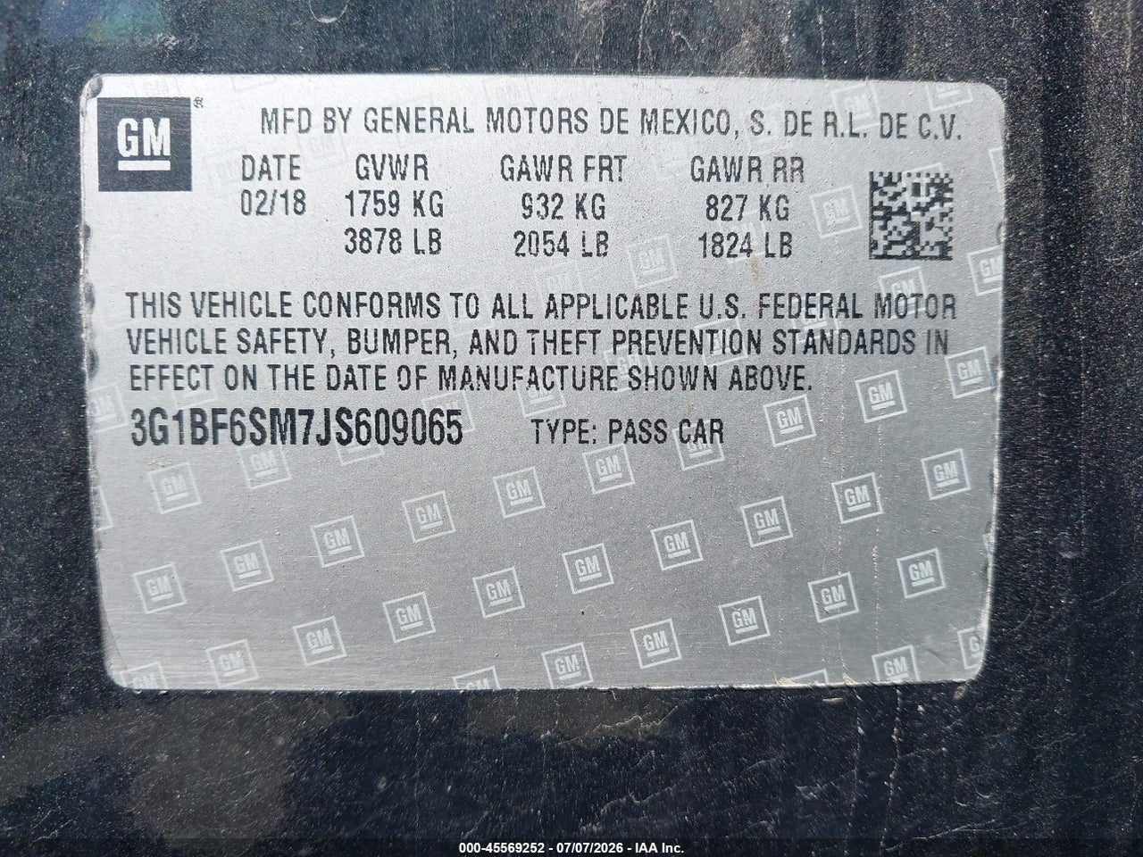 2018 CHEVROLET CRUZE PREMIER AUTO thumbnail 10