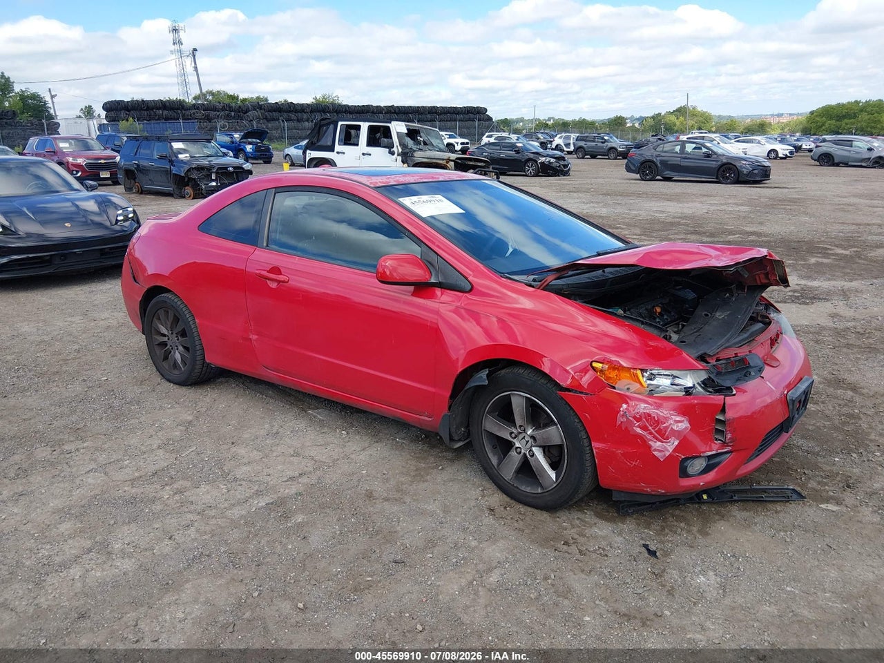 2008 HONDA CIVIC EX thumbnail 2