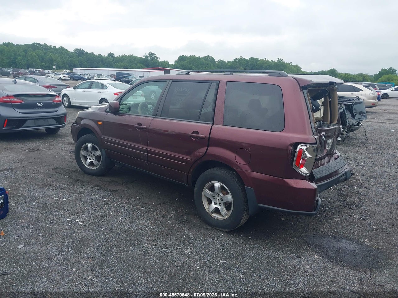 2007 HONDA PILOT EX thumbnail 4
