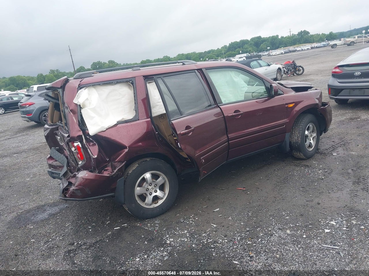 2007 HONDA PILOT EX thumbnail 5