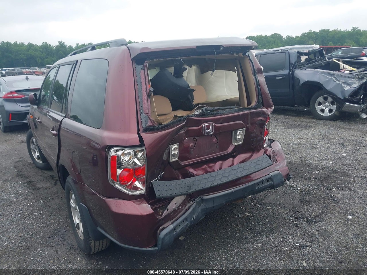 2007 HONDA PILOT EX thumbnail 7