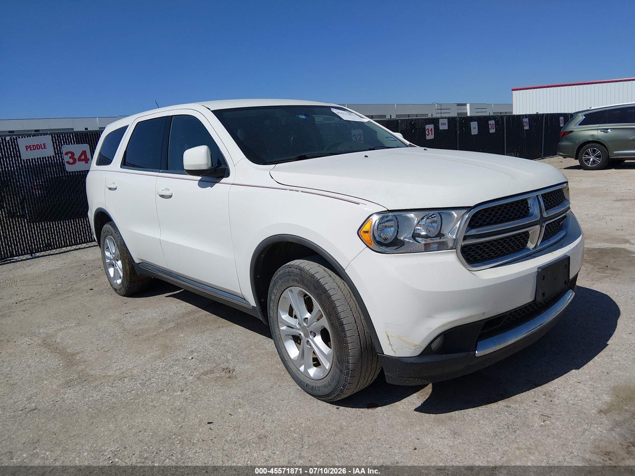 2012 DODGE DURANGO SXT thumbnail 2