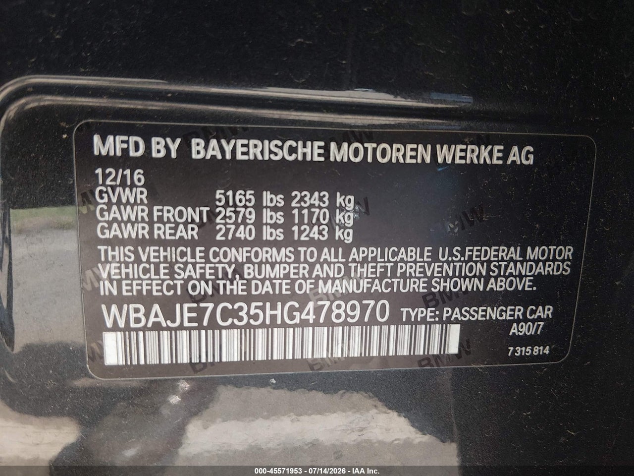 2017 BMW 540I XDRIVE thumbnail 10