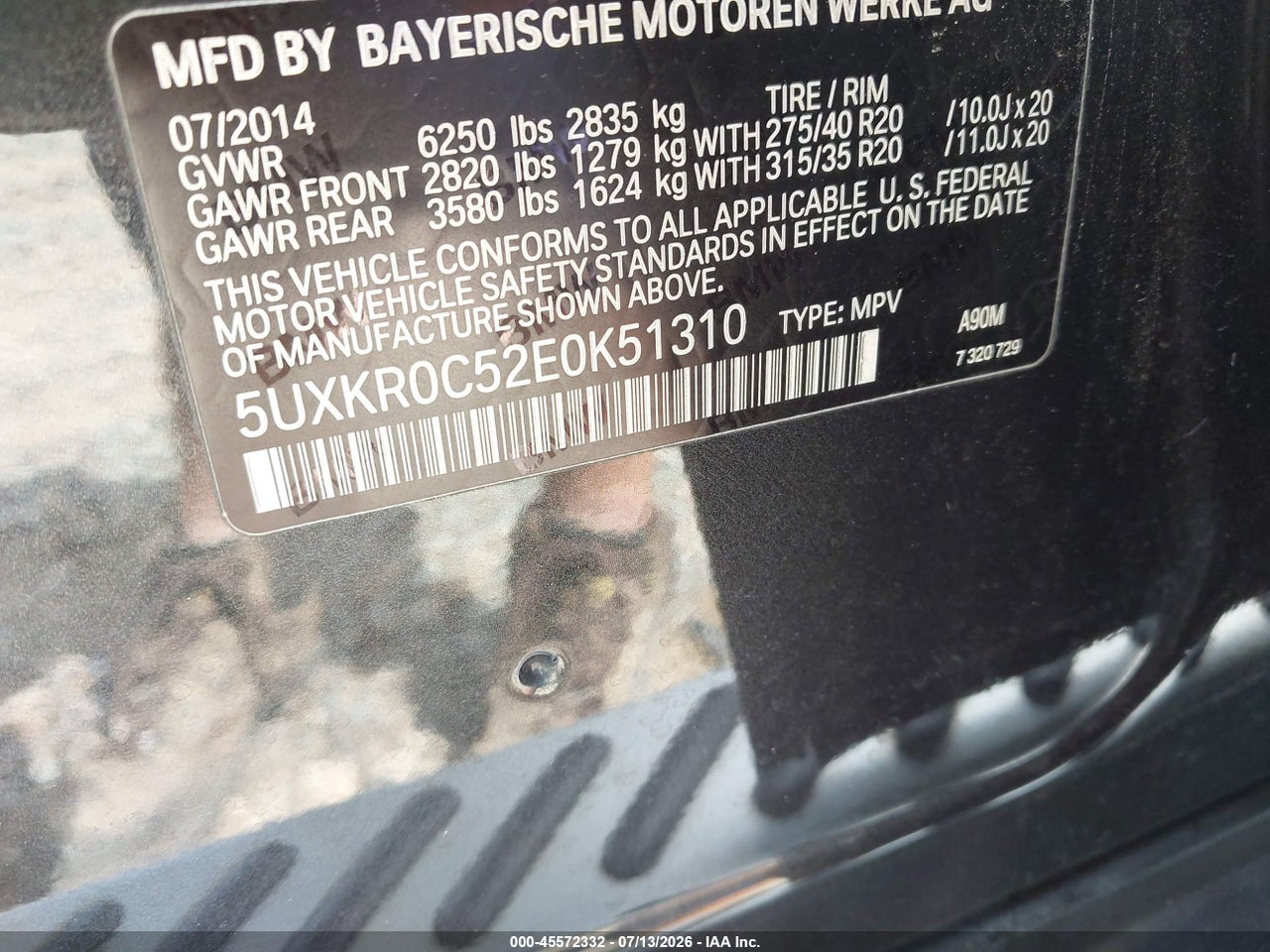 2014 BMW X5 XDRIVE35I thumbnail 10