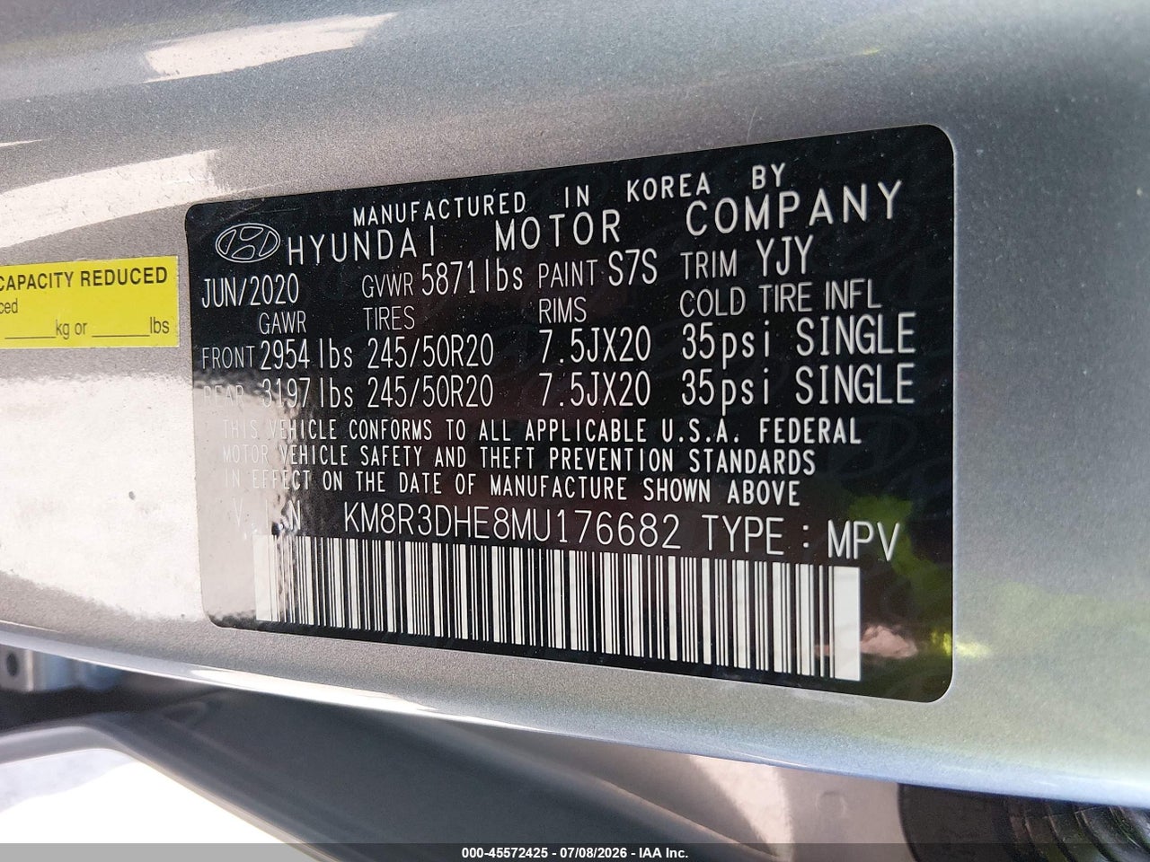 2021 HYUNDAI PALISADE SEL thumbnail 10