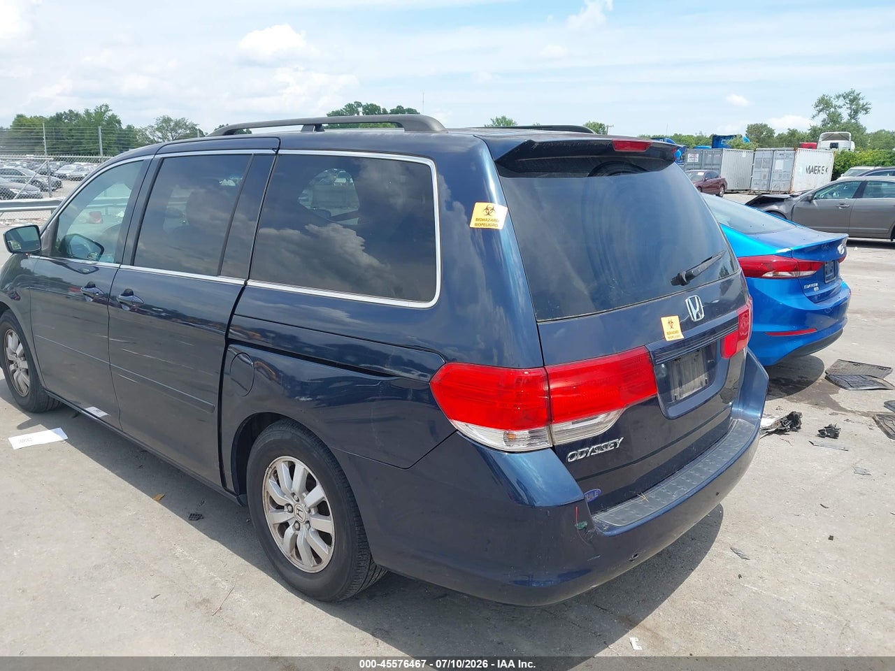 2010 HONDA ODYSSEY EX thumbnail 4