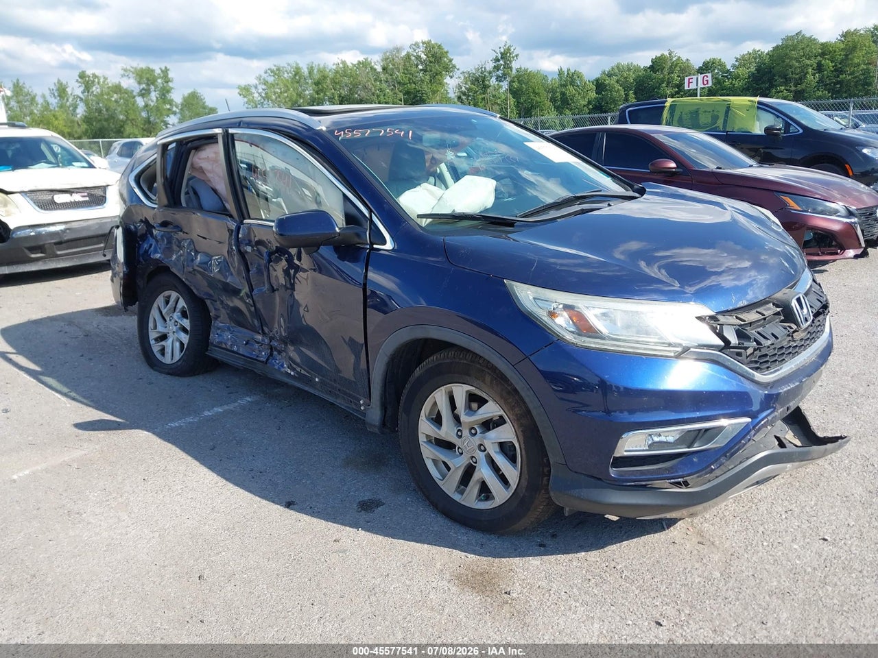 2016 HONDA CR-V EX-L thumbnail 2