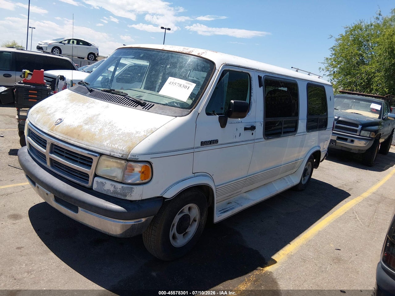 1994 DODGE RAM VAN B250 thumbnail 3