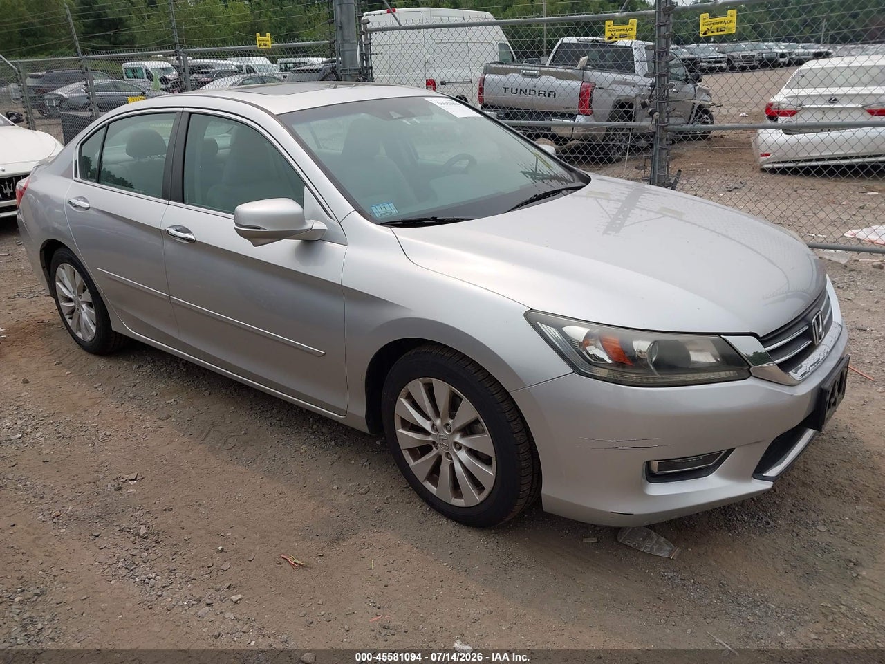 2013 HONDA ACCORD EX-L thumbnail 2