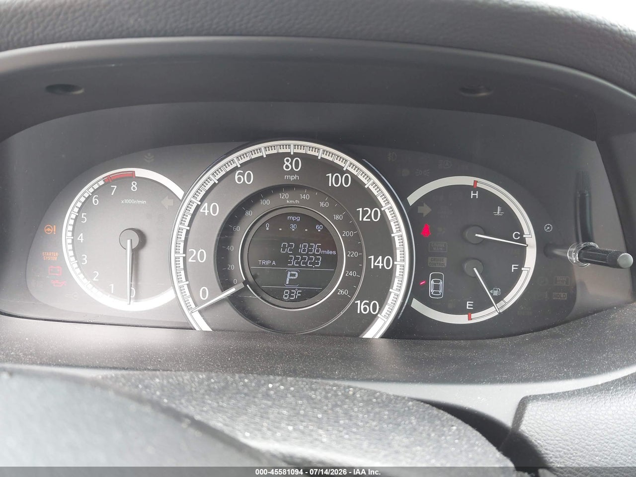2013 HONDA ACCORD EX-L thumbnail 8