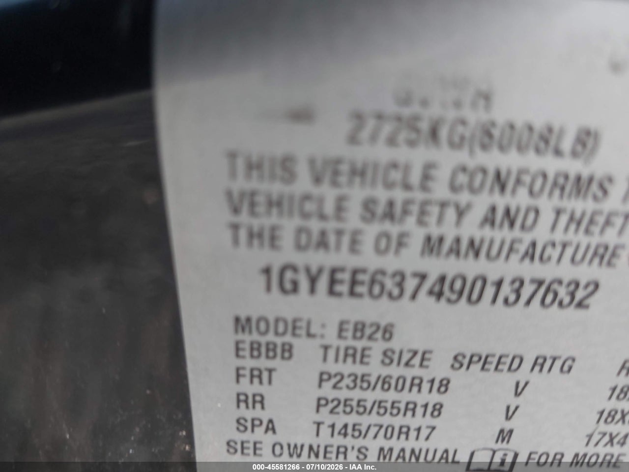 2009 CADILLAC SRX V6 thumbnail 10