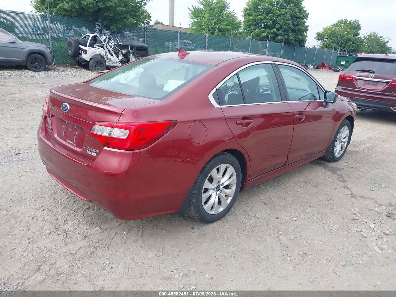 2017 SUBARU LEGACY 2.5I PREMIUM thumbnail 5