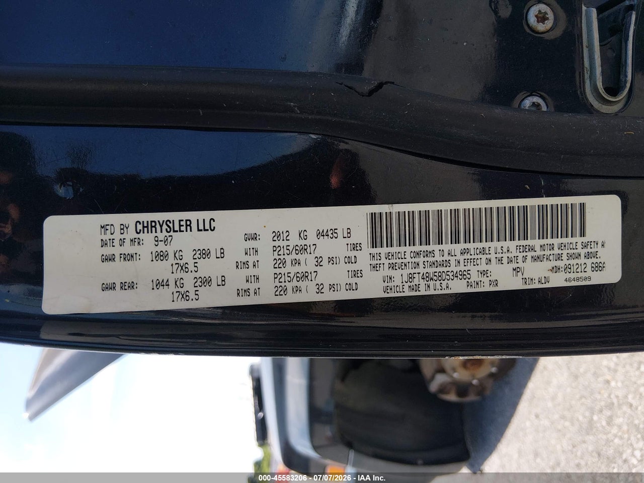 2008 JEEP PATRIOT LIMITED thumbnail 10
