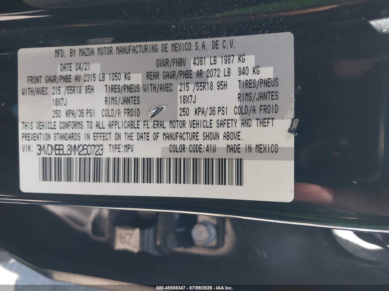 2021 MAZDA CX-30 SELECT thumbnail 10