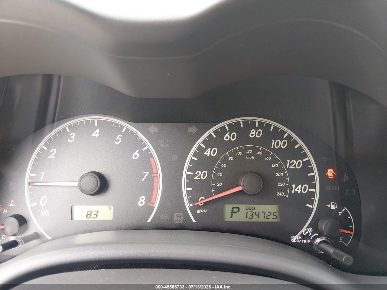 2010 TOYOTA COROLLA LE thumbnail 8