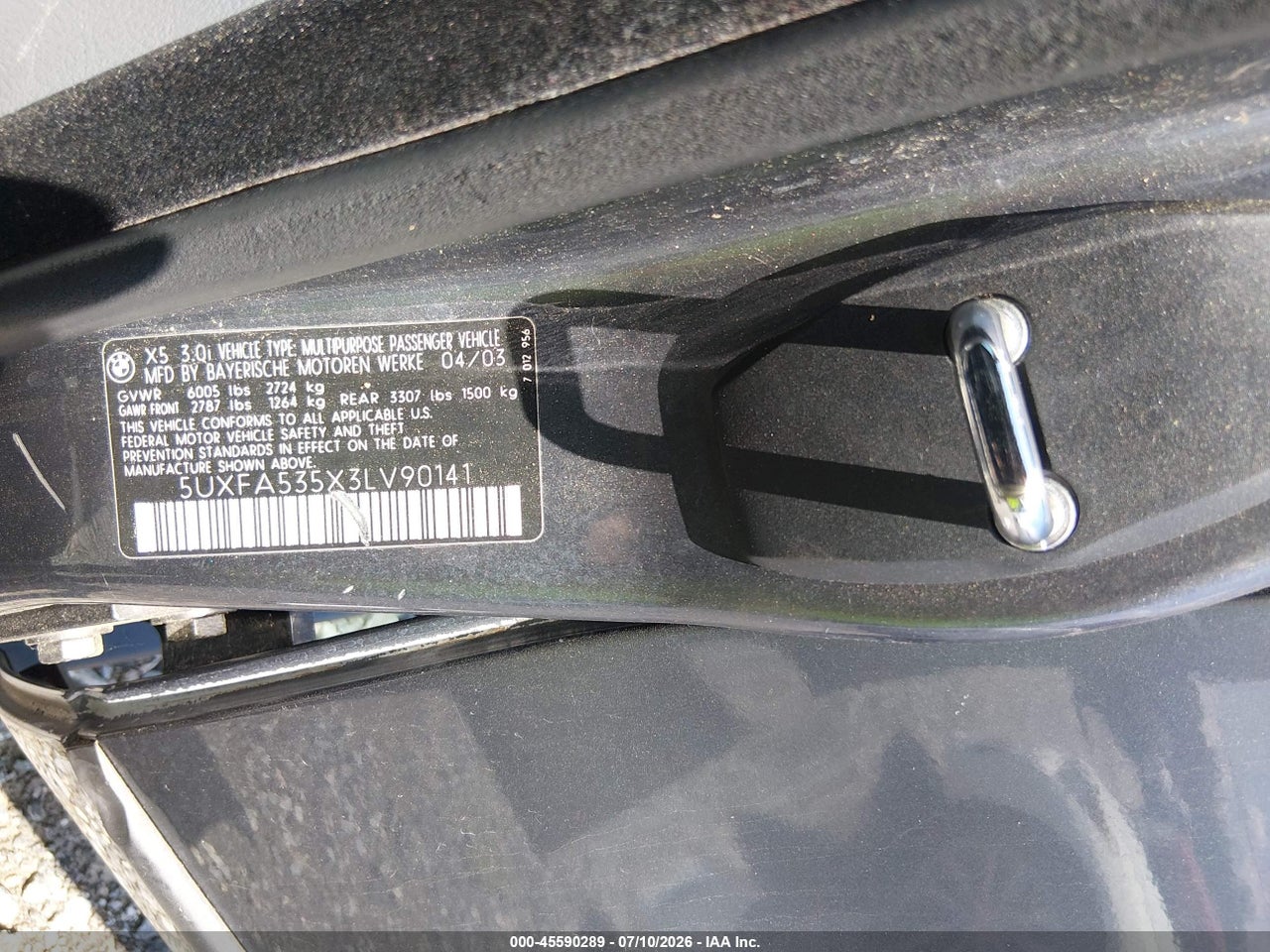 2003 BMW X5 3.0I thumbnail 10