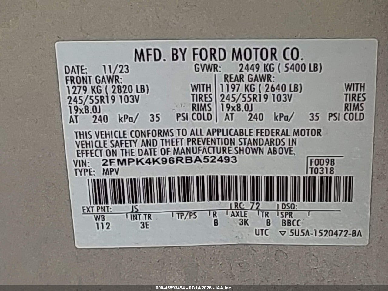 2024 FORD EDGE TITANIUM thumbnail 10