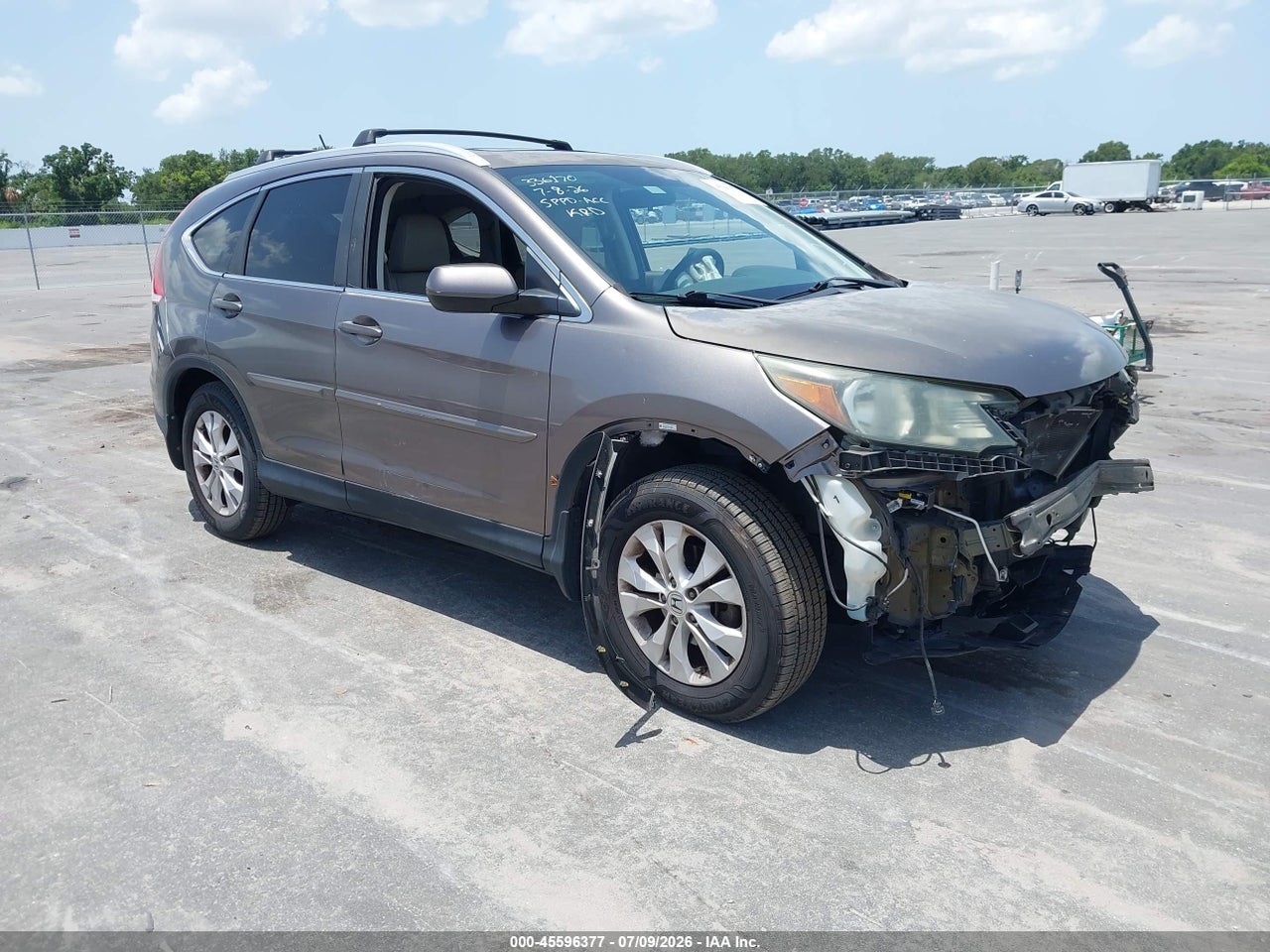 2012 HONDA CR-V EX-L thumbnail 2
