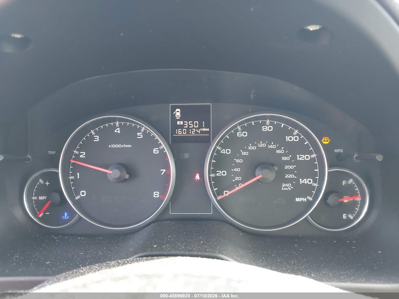 2014 SUBARU OUTBACK 2.5I thumbnail 8