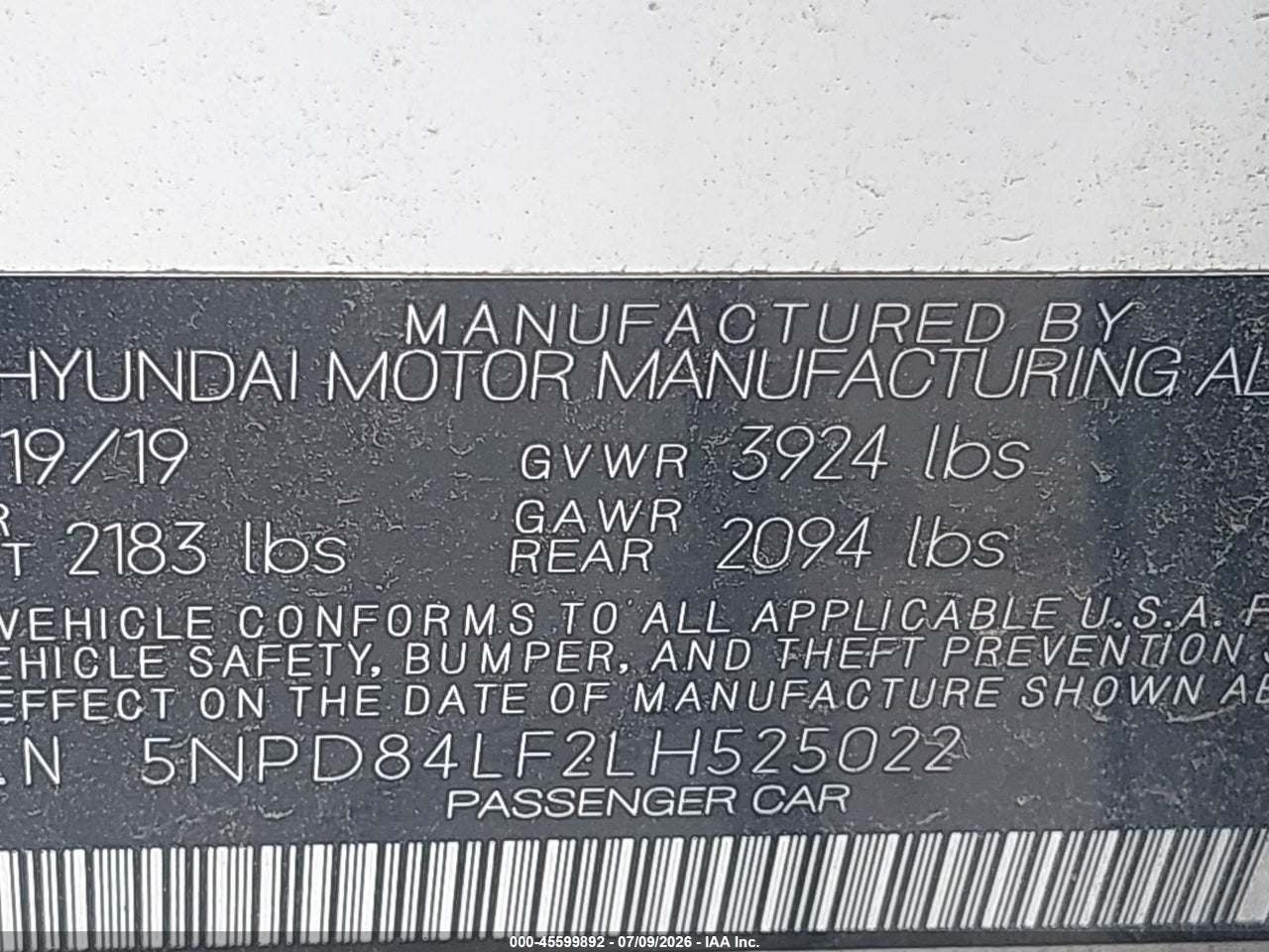 2020 HYUNDAI ELANTRA SEL thumbnail 10