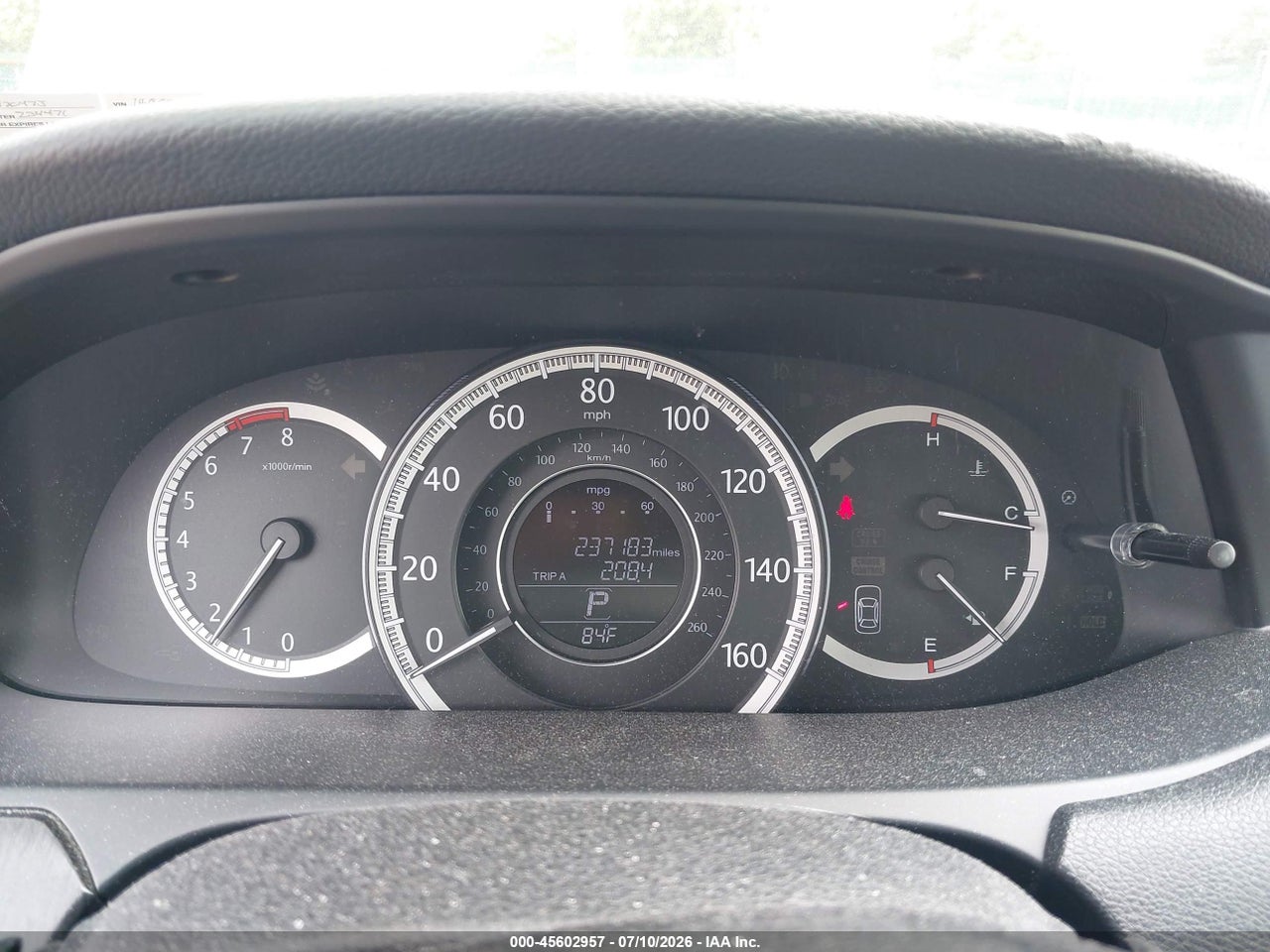2013 HONDA ACCORD EX-L thumbnail 8