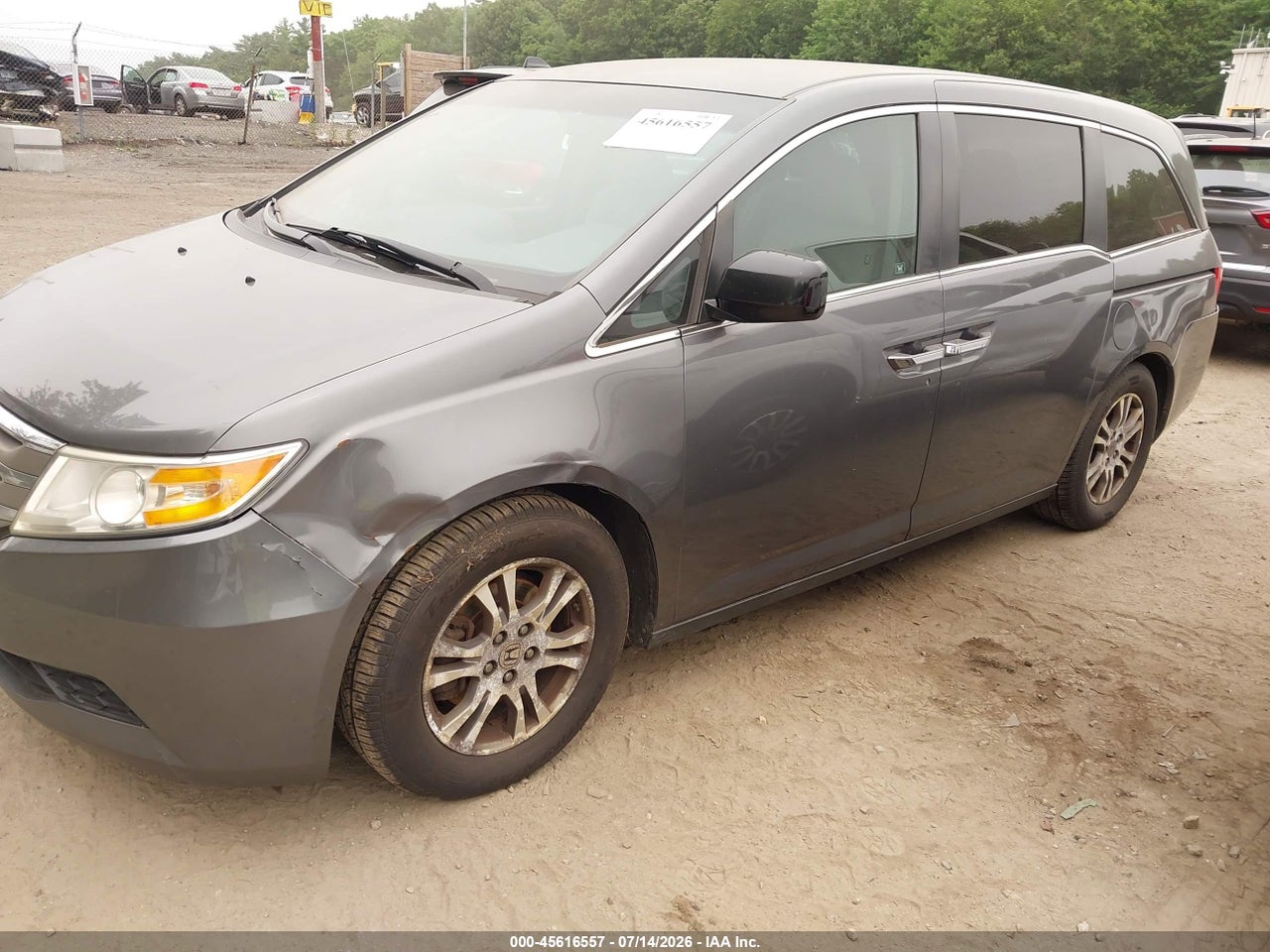 2012 HONDA ODYSSEY EX thumbnail 3