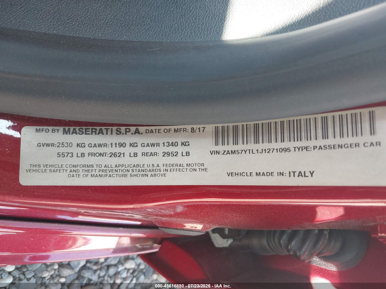 2018 MASERATI GHIBLI S Q4 GRANLUSSO thumbnail 10