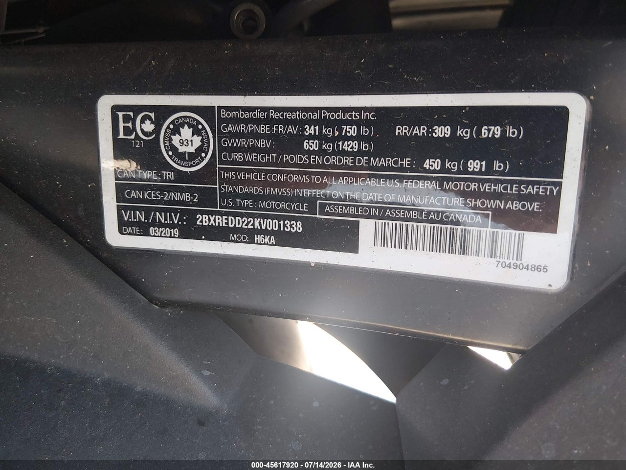 2019 CAN-AM SPYDER ROADSTER F3-T/F3 LIMITED thumbnail 11