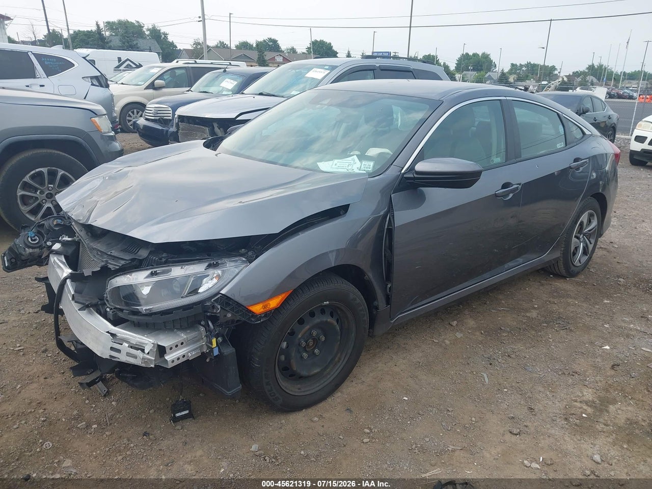 2021 HONDA CIVIC LX thumbnail 3