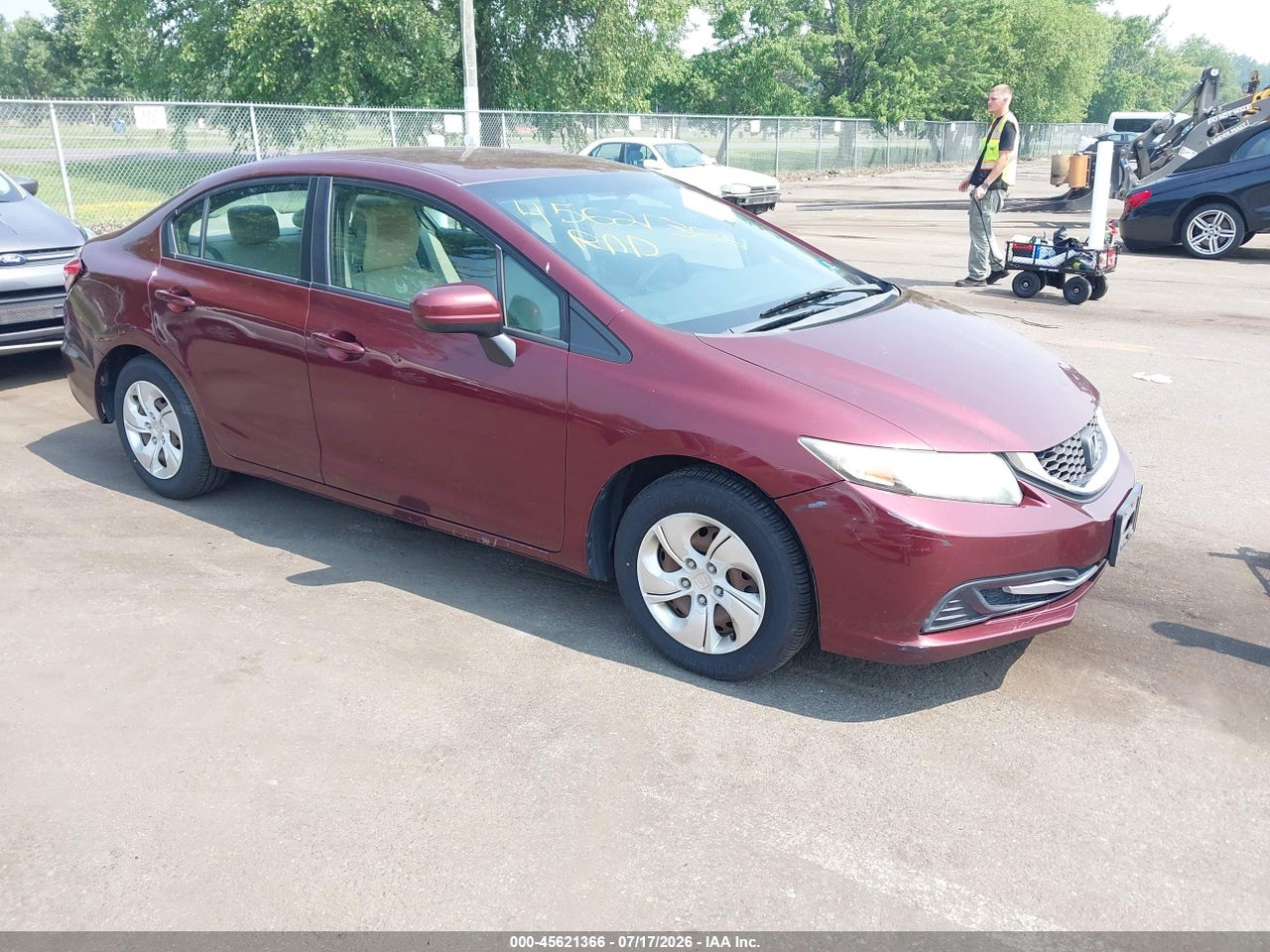 2014 HONDA CIVIC LX thumbnail 2
