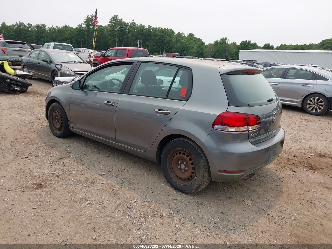 2012 VOLKSWAGEN GOLF 2.5L 4-DOOR thumbnail 4